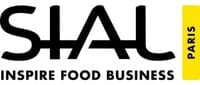 Logo du SIAL Paris avec le slogan 'Inspire Food Business' en noir et une bande jaune portant l'inscription 'Paris'