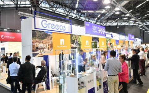 Greece's booth on SIAL Paris