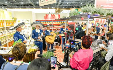 Mexican's booth on SIAL Paris